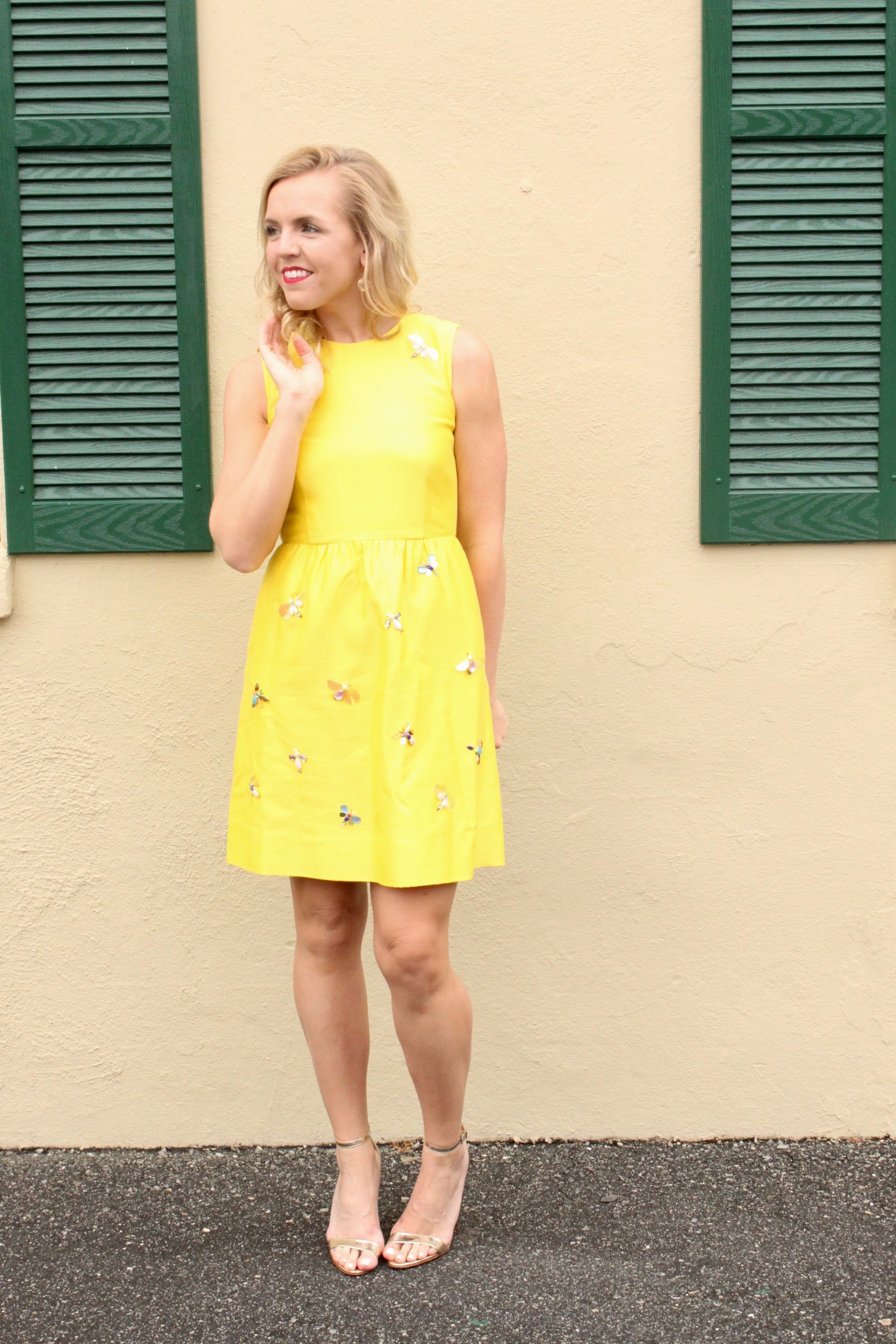 draper james yellow dress